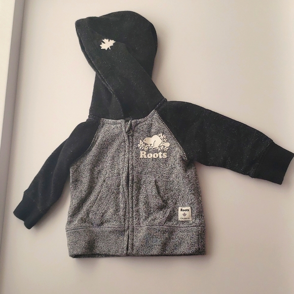 Roots Baby Original Full Zip Hoodie and Sweatpants - Picture 2 of 5
